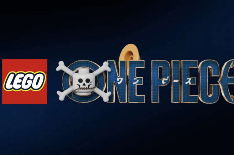 Versiones LEGO de Monkey D. Luffy y los Piratas del Sombrero de Paja en el especial LEGO ONE PIECE de Netflix.