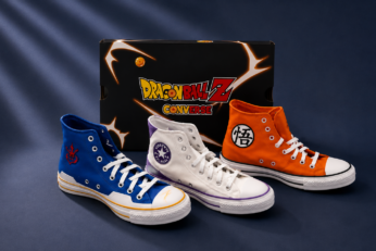 Tenis Converse x Dragon Ball Z inspirados en Goku, Vegeta, Shenlong y otros personajes del anime.