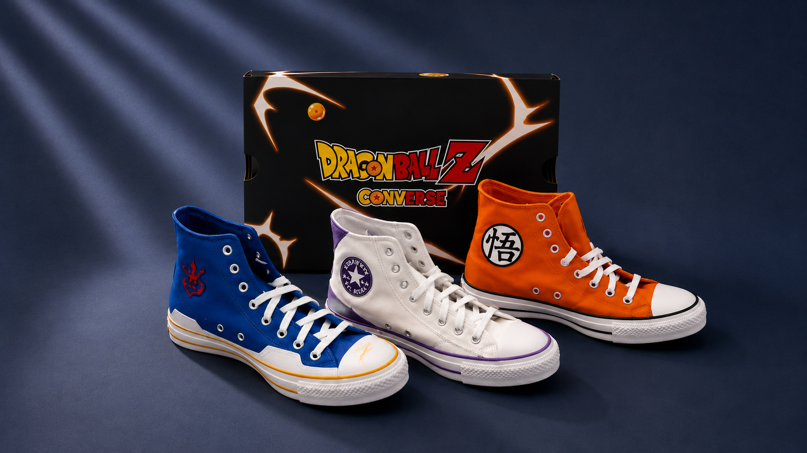 Converse lanza una colección oficial de Dragon Ball Z inspirada en Goku, Vegeta y más personajes icónicos 27 Tenis Converse x Dragon Ball Z inspirados en Goku, Vegeta, Shenlong y otros personajes del anime.