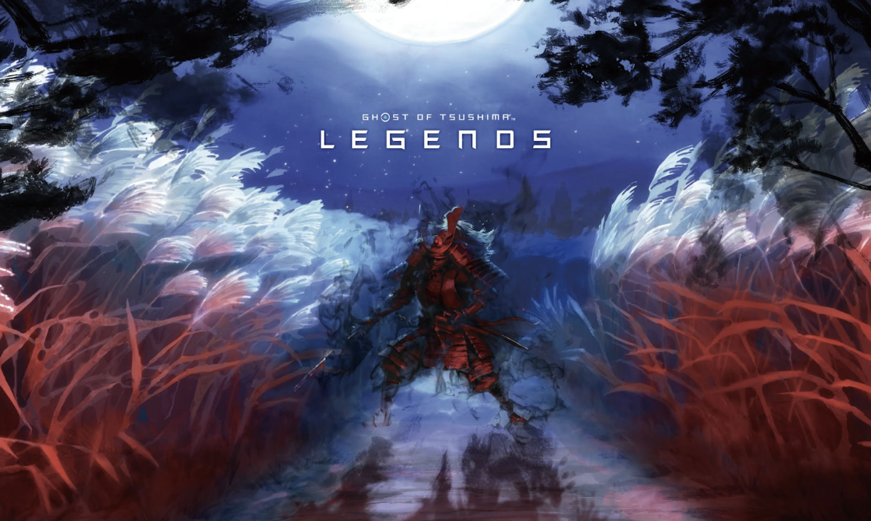 Nueva ilustración oficial del anime Ghost of Tsushima Legends.