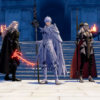 Cai, Dietrich, Theodora y Leda en Fire Emblem: Fortune’s Weave para Nintendo Switch 2.