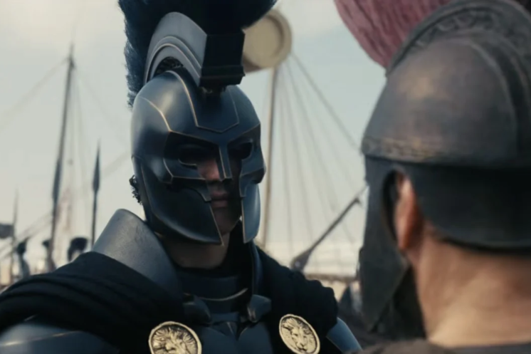 Matt Damon como Odiseo en La Odisea de Christopher Nolan, película que superó los 1,000 millones de dólares en taquilla mundial.