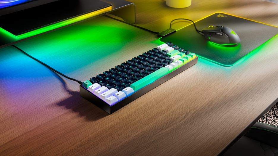 Razer estrena el Reclusa X Mini 65%, un teclado mecánico pensado para personalizarse